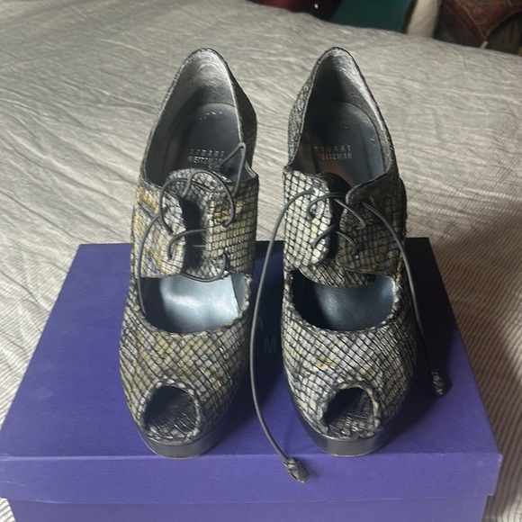 Stuart Weitzman Peep-Toe high Heel size 10 - Picture 3 of 5